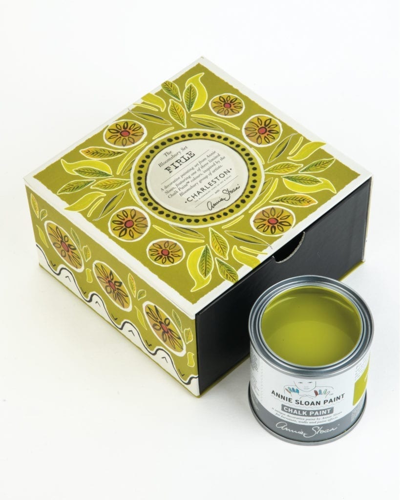 Annie Sloan with Charleston Decorative Paint Set in Firle with 120ml of Chalk Paint® in Firle