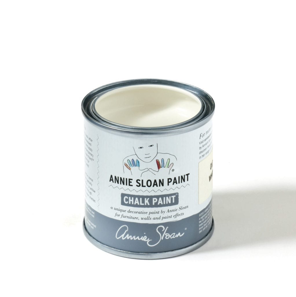 120ml of Old White Chalk Paint® furniture paint by Annie Sloan, a cool soft off-white