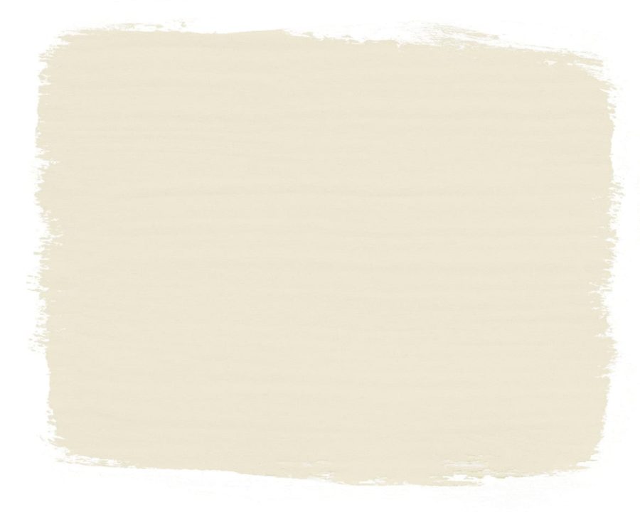 Farbmuster der Original Chalk Paint™ Möbelfarbe von Annie Sloan, ein warmes, leicht cremefarbenes, sanftes Weiß