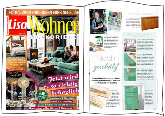 Lisa Wohnen Dezember 2019 Deutsche Annie Sloan coverage