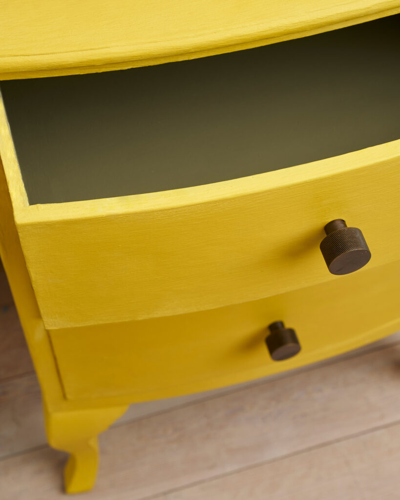 Annie Sloan English Yellow - Side table images