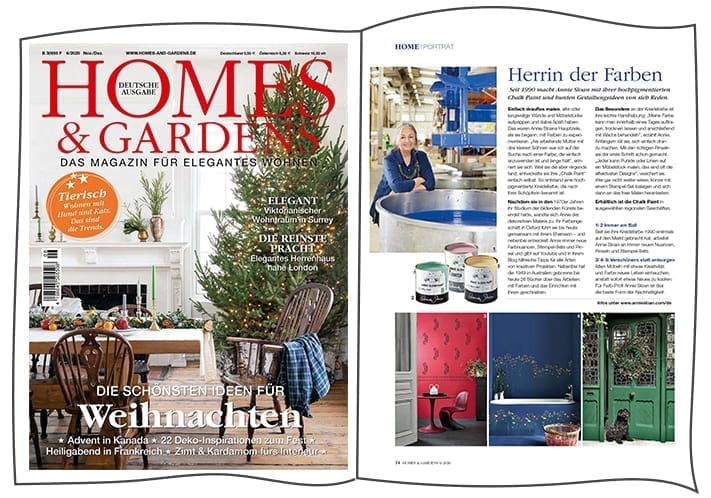 Homes & Gardens November 2020 Annie Sloan Deutschland Germany