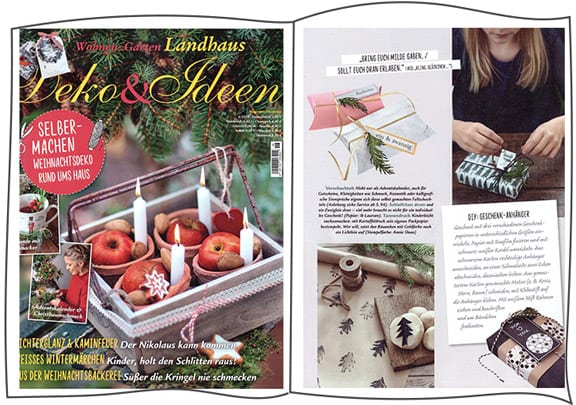 November Dezember 2019 Wohnen & Garten Deutsche Annie Sloan coverage