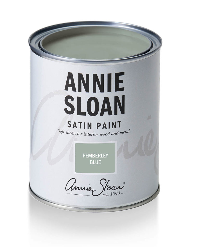Pemberley Blue Satin Paint by Annie Sloan - tin shot