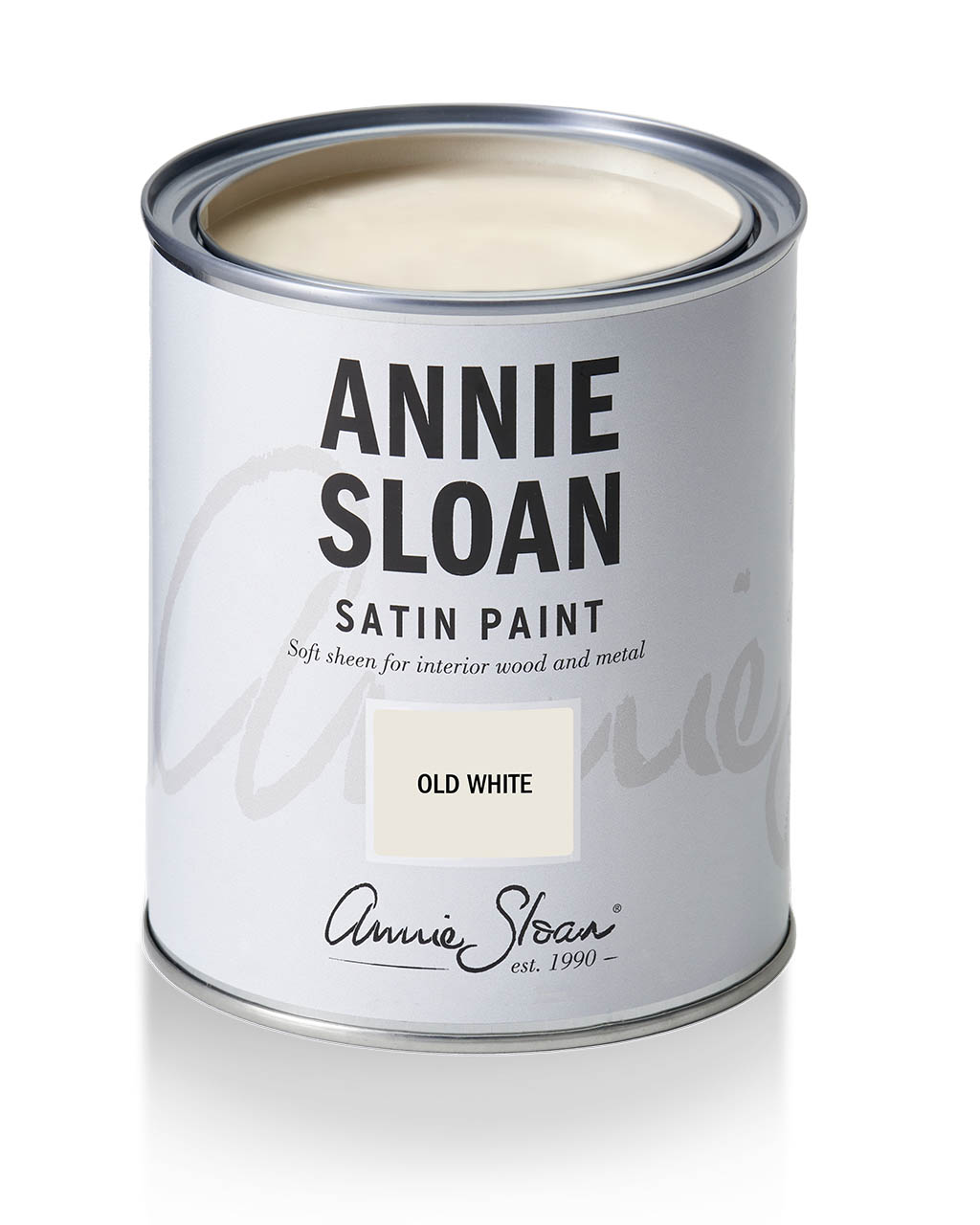 Old White Satin Paint by Annie Sloan - tin shot
