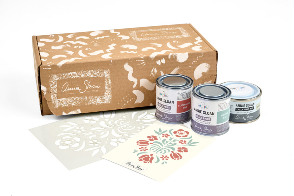 Annie Sloan Scandinavian Stencil Kit Box and Contents Outer