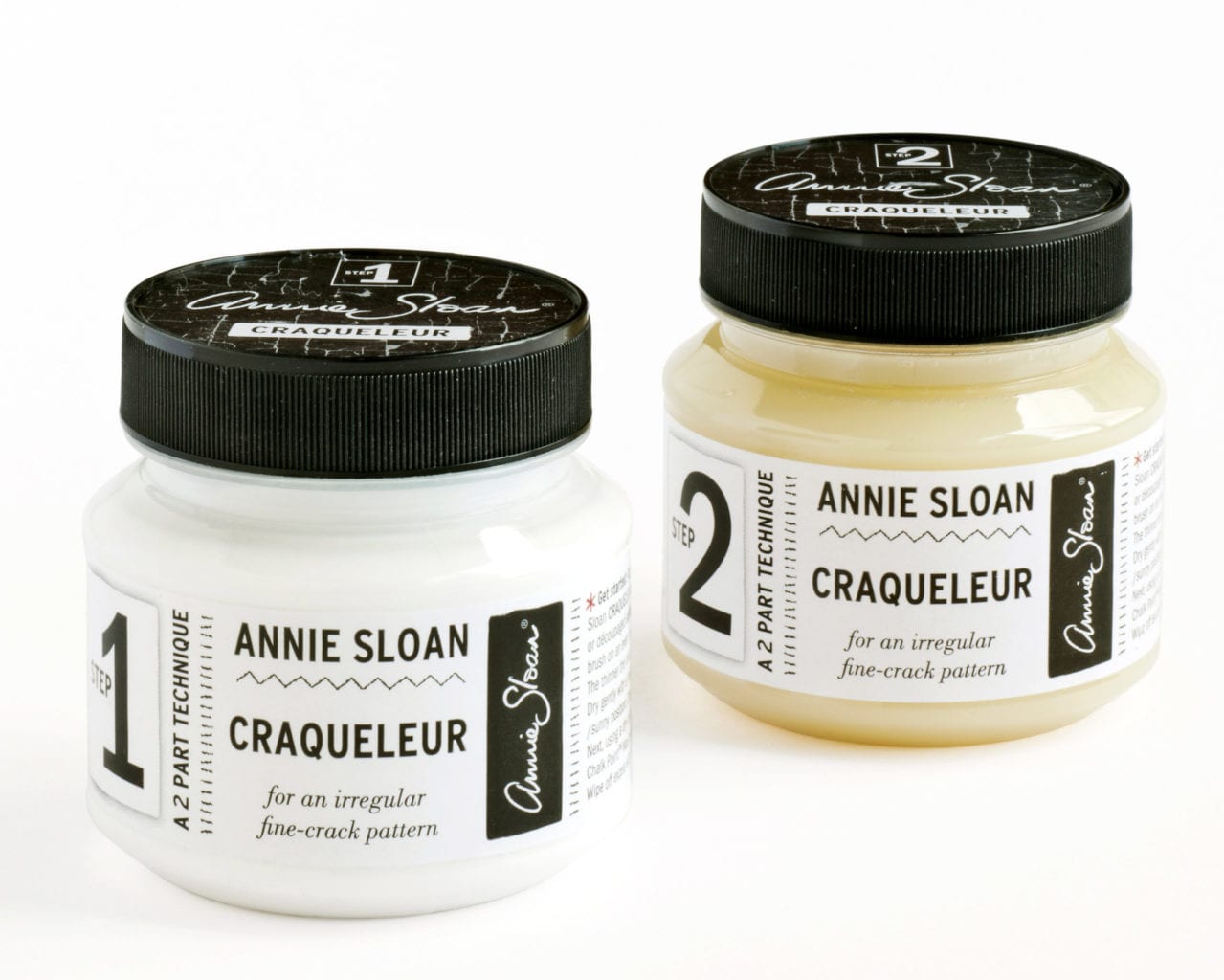 Annie Sloan Craqueleur Step 1 and Step 2 125ml pots