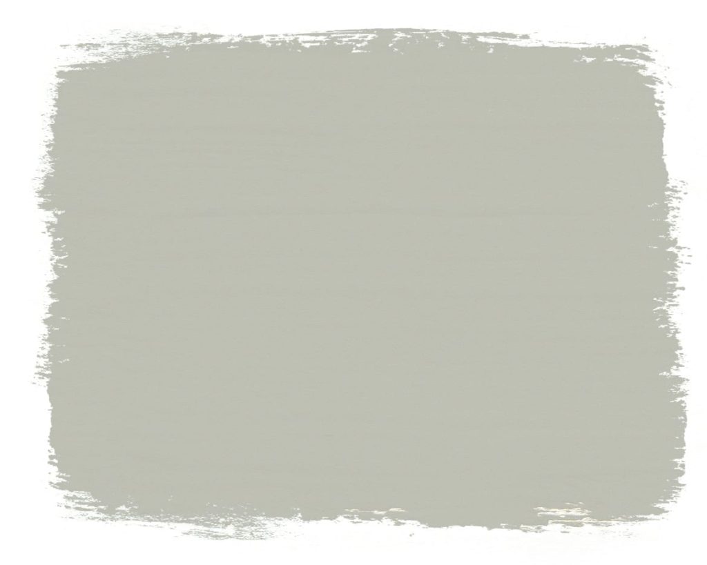 Paint swatch of Paris Grey Chalk Paint® furniture paint by Annie Sloan, a soft and slightly bluish grey