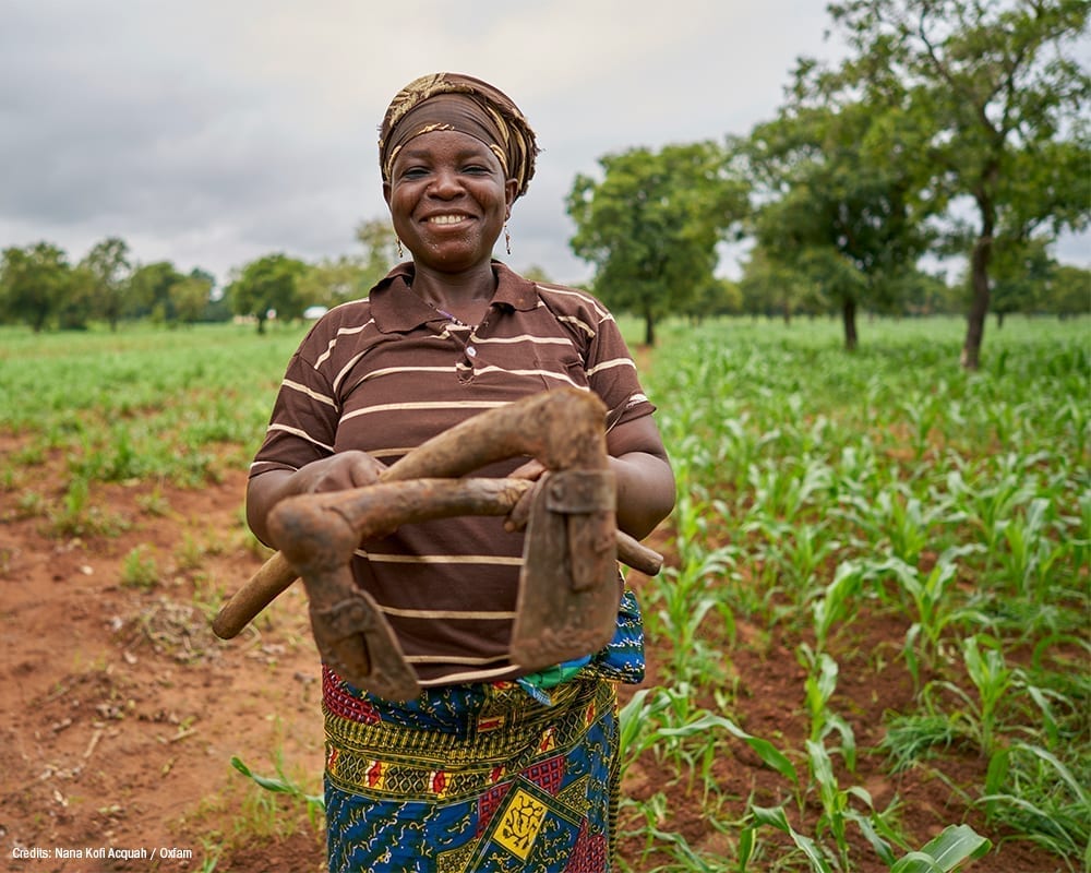 Meet Poakurugu from Ghana who has been helped by the Annie Sloan and Oxfam collaboration