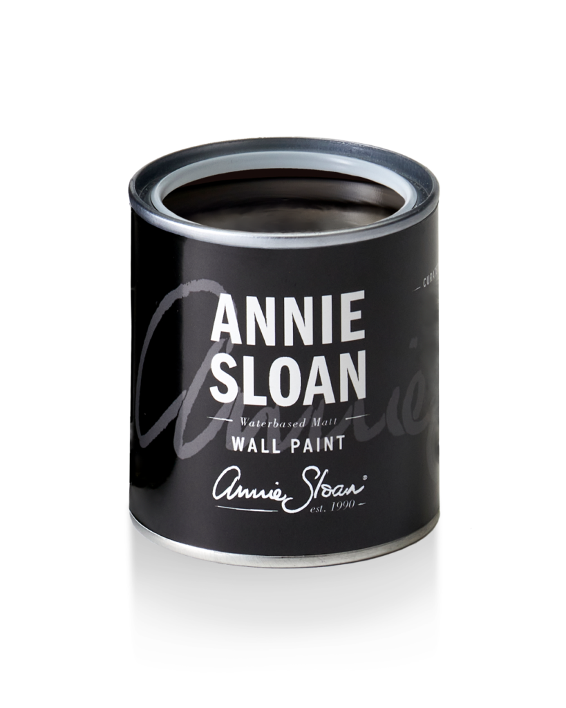 120ml tin of Athenian Black wall paint by Annie Sloan