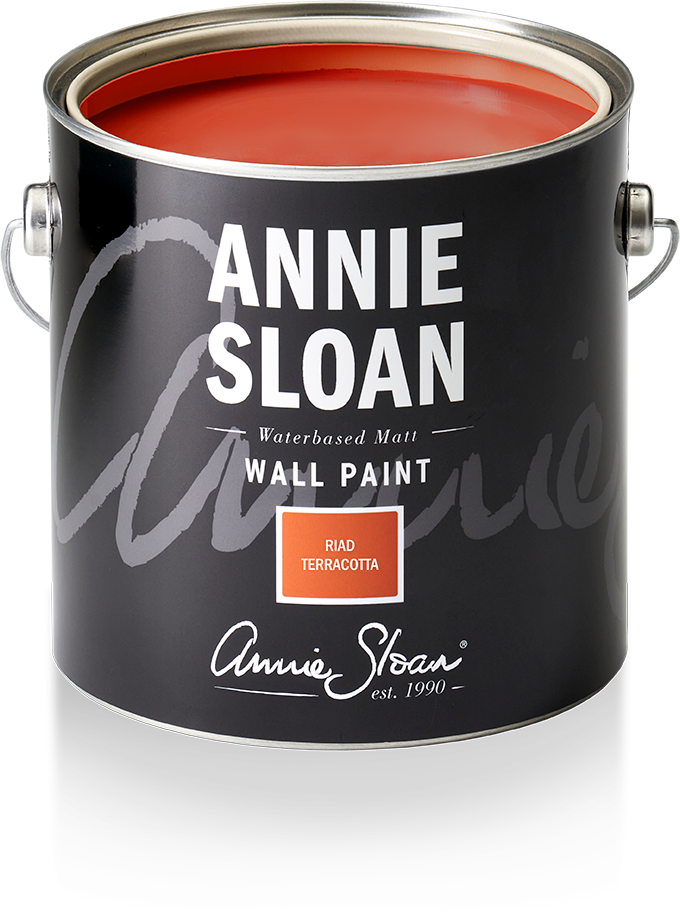 Riad Terracotta wall paint by Annie Sloan in 2.5l tin