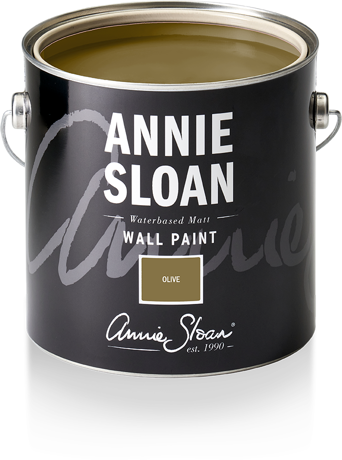 Olive wall paint in 2.5l tin by Annie Sloan