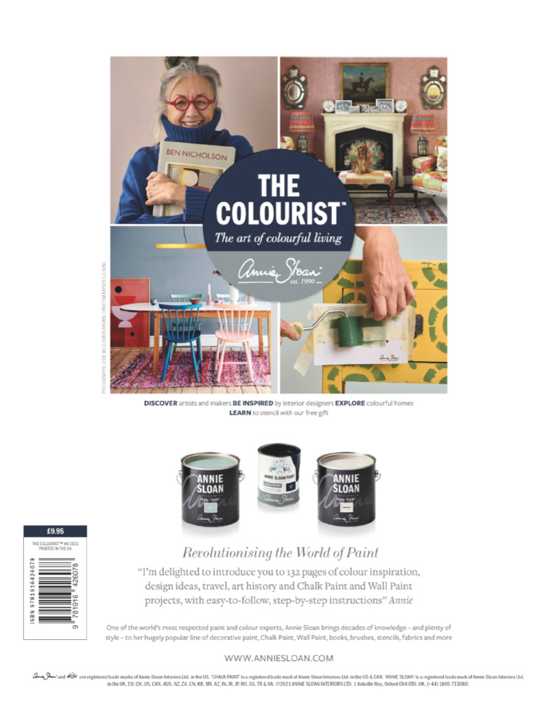 Annie Sloan The Colourist Bookazine Issue 8 Back Cover