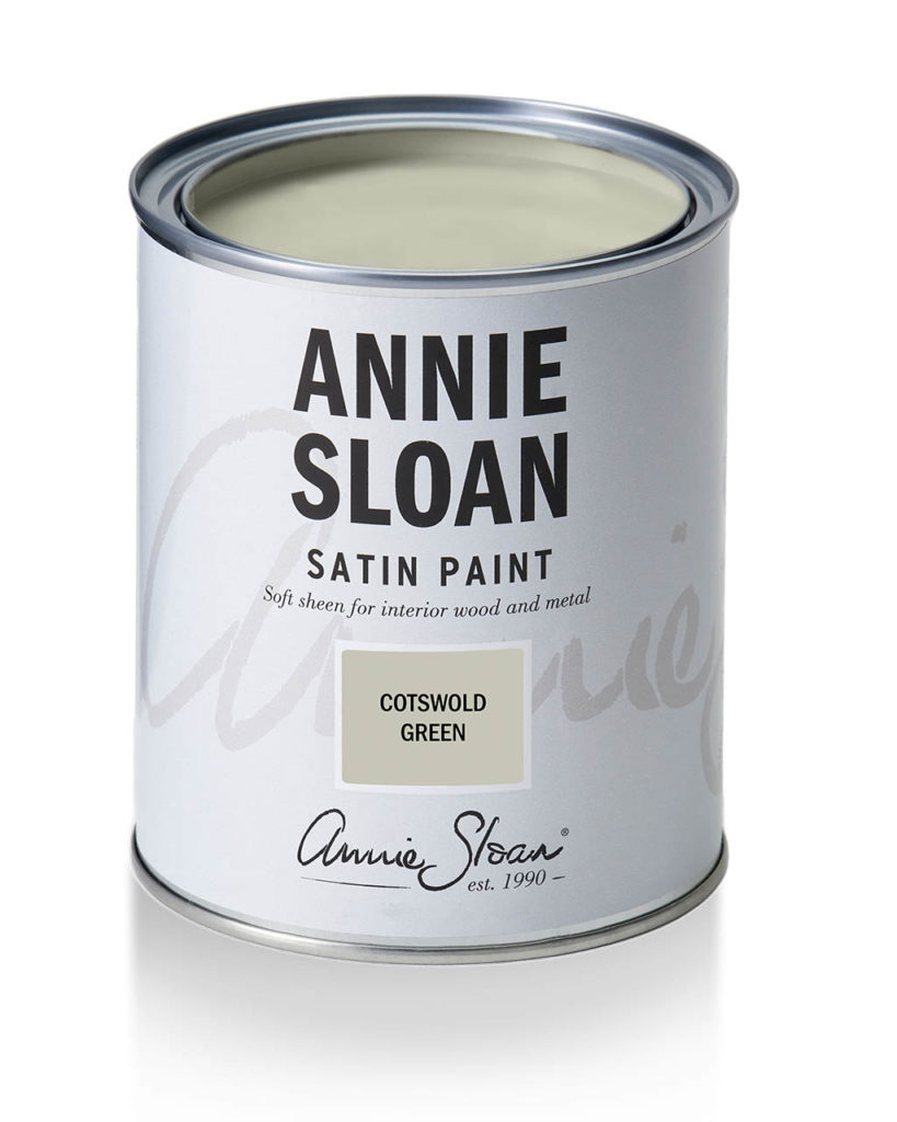 Cotswold Green Satin Paint by Annie Sloan - tin shot