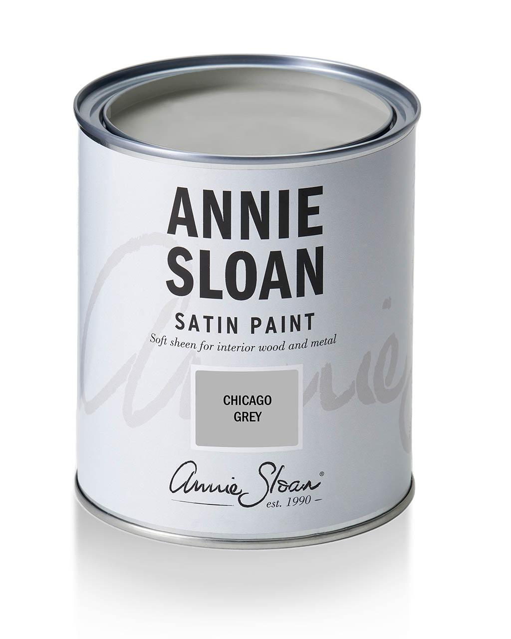 Chicago Grey Satin Paint by Annie Sloan - tin shot