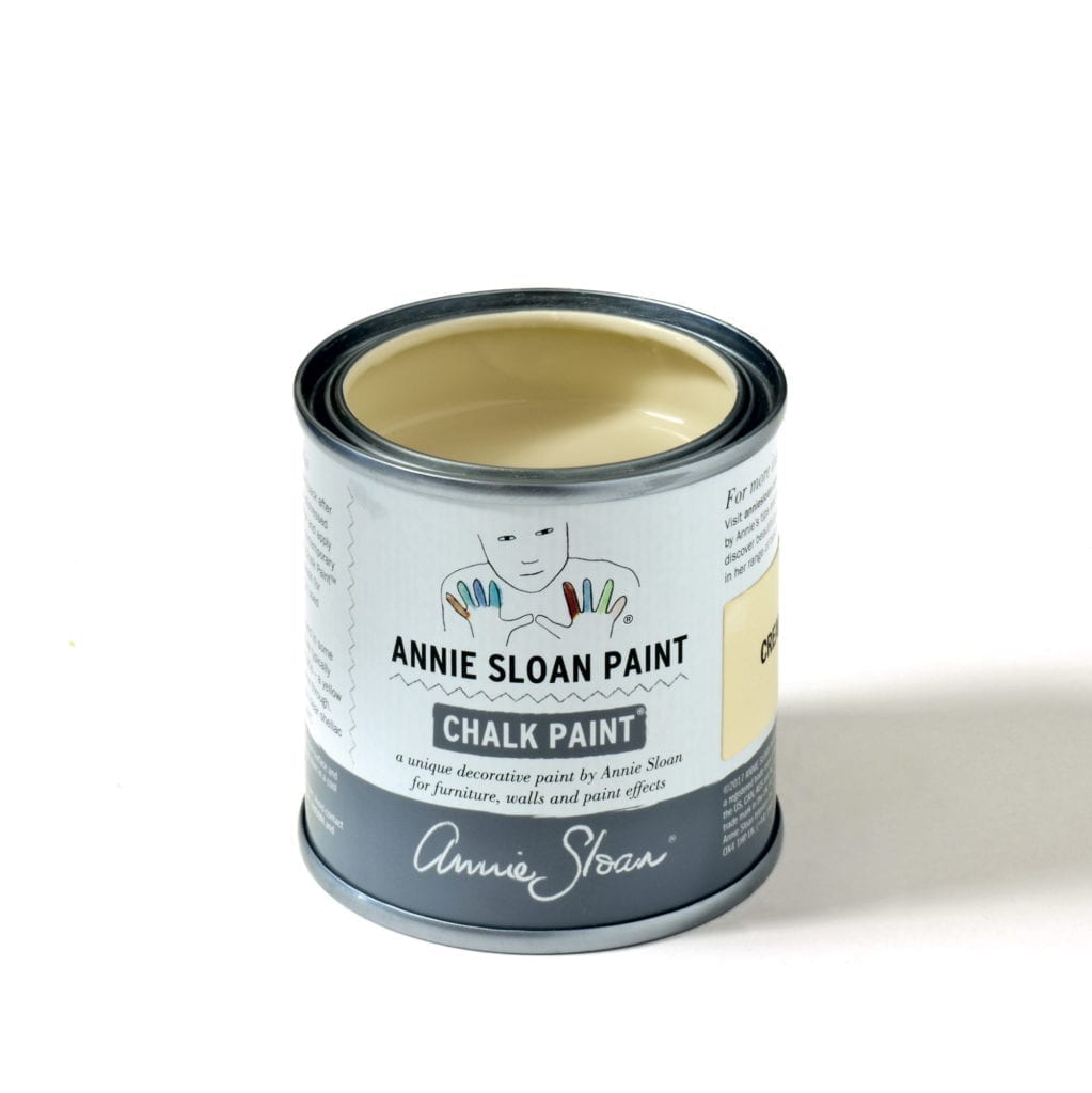 120ml of Cream Chalk Paint® furniture paint by Annie Sloan, a soft creamy yellow