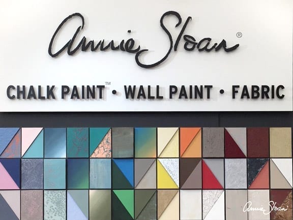 Annie Sloan paint stand for Decorex September 2018