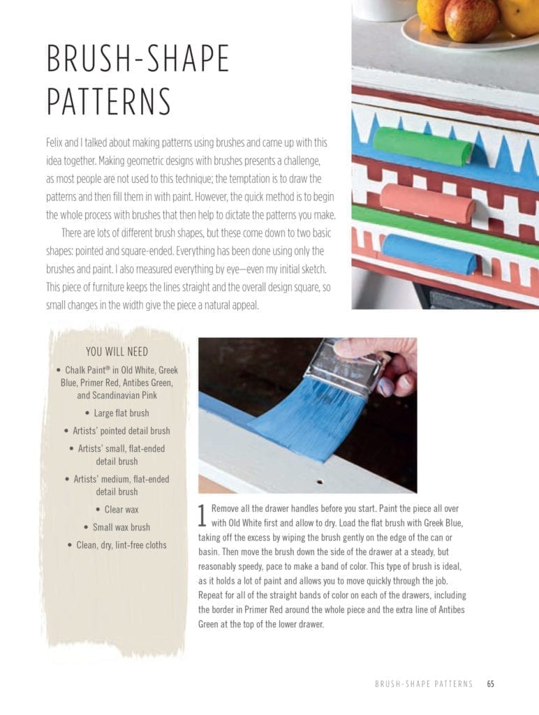 Annie Sloan Paints Everything book published by Cico page 62