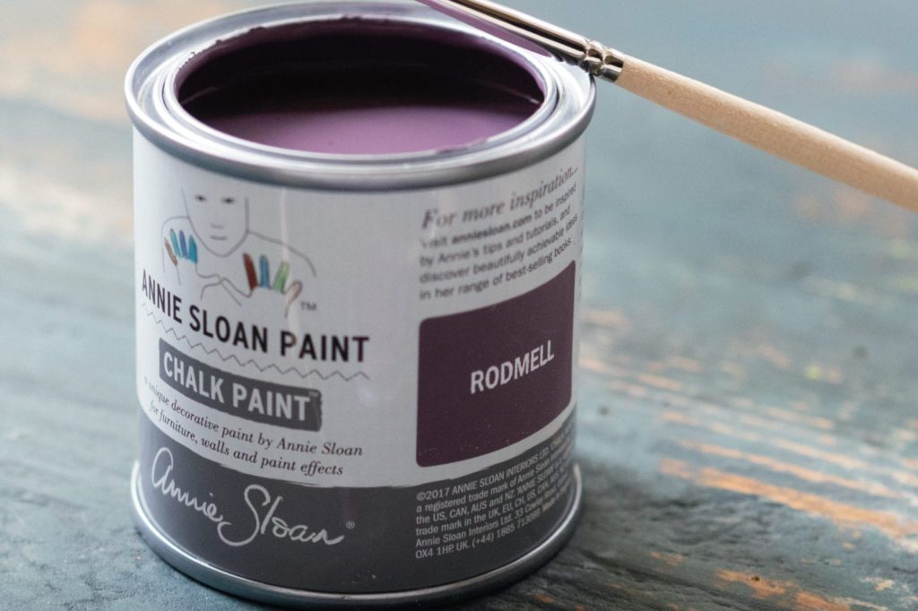 Chalk Paint by Annie Sloan with Charleston collaboration in Rodmell a dusky damson purple