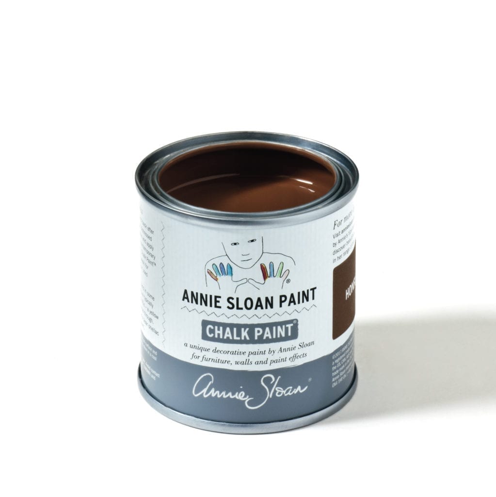 120ml tin of Honfleur Chalk Paint® furniture paint by Annie Sloan, a rich brown