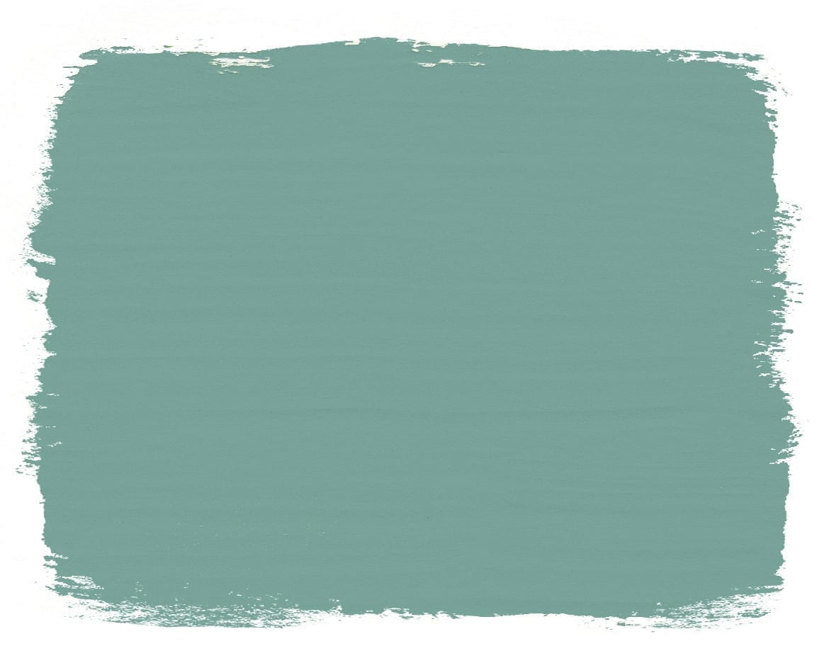 Paint swatch of Provence Chalk Paint® furniture paint by Annie Sloan, a light blue-green turquoise
