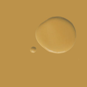 Exemple humide et sec de la peinture Carnaby Yellow d'Annie Sloan