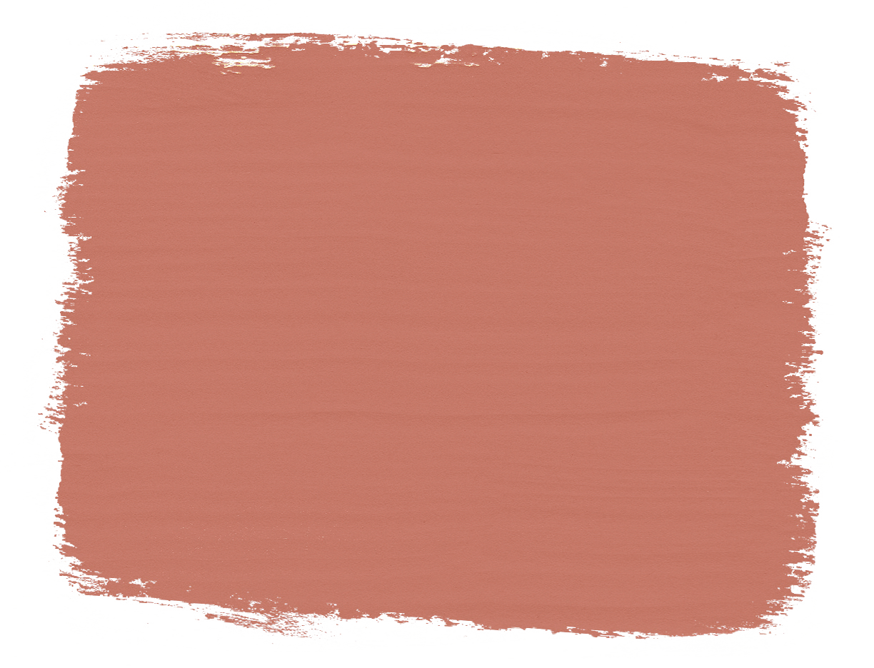 Exemple d’un coup de pinceau de la peinture Scandinavian Pink d'Annie Sloan