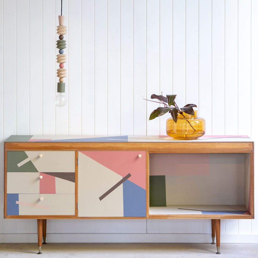 Upcycled sideboard using Annie Sloan chalk paint