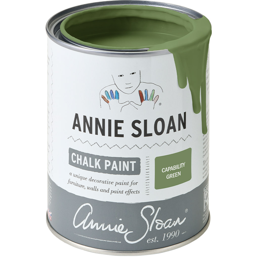 Tin of Capability Green Chalk Paint 1L