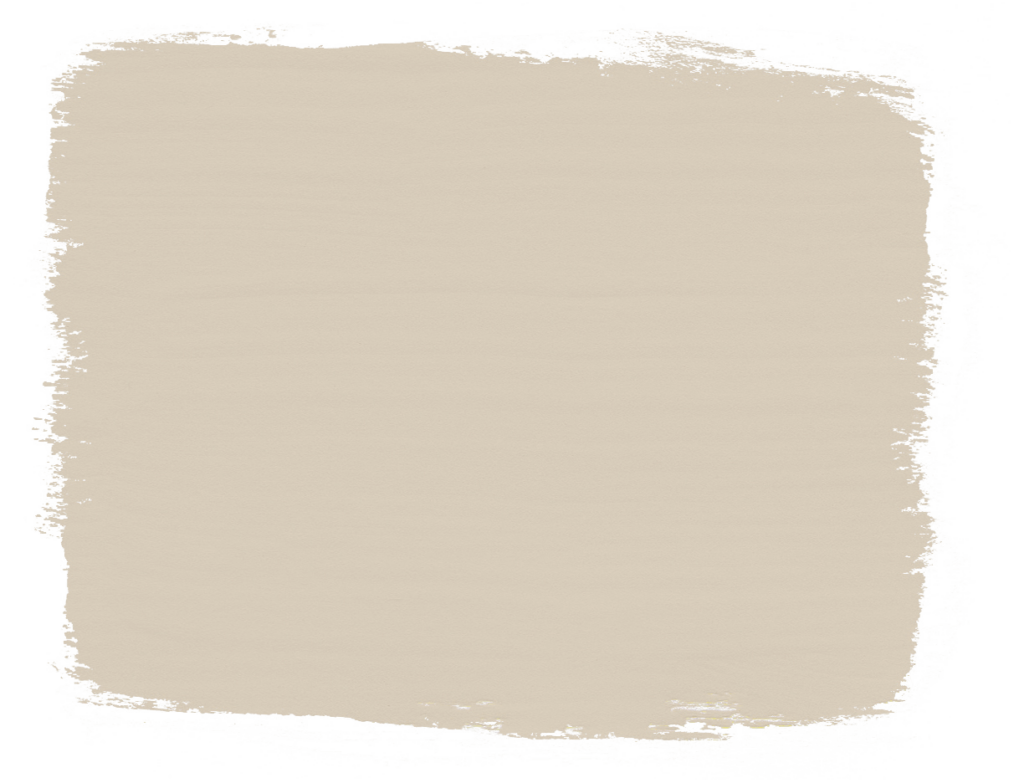 Dry swatch of Chalk Paint in Canvas
