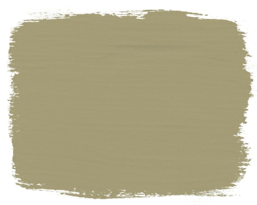 Paint swatch of Chateau Grey Chalk Paint® furniture paint by Annie Sloan, an elegant greyed green