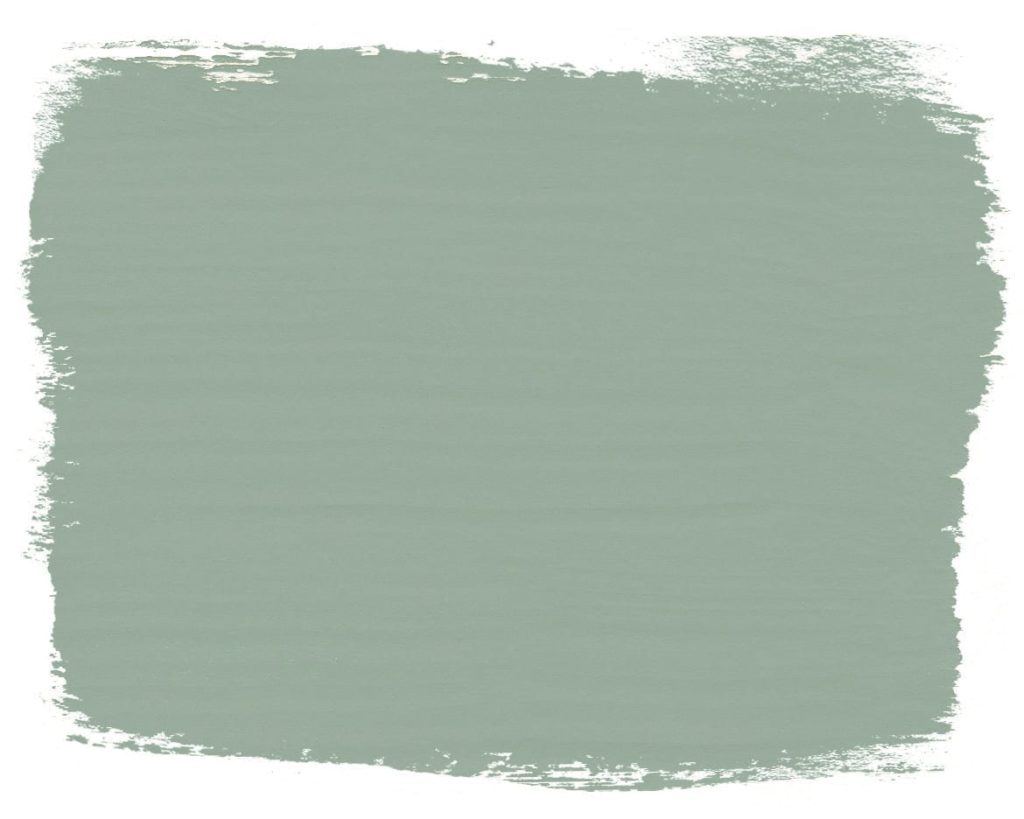 Paint swatch of Duck Egg Blue Chalk Paint® furniture paint by Annie Sloan, a greenish soft blue