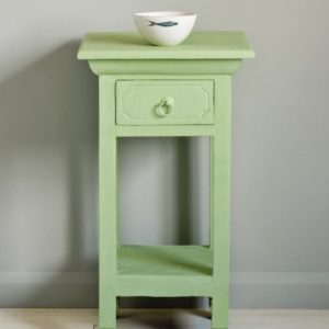 a soft, warm bright green colour created in collaboration with Oxfam