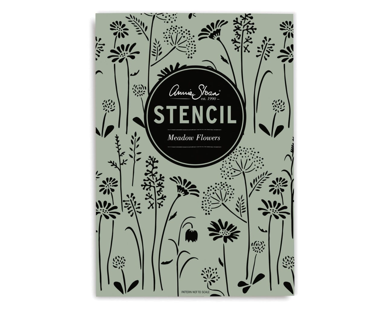 Meadow Flowers Stencil by Annie Sloan packaging front