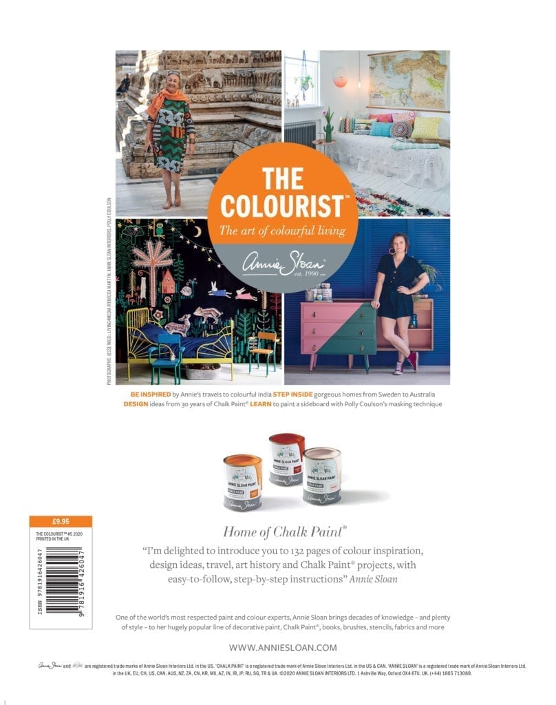 The Colourist Issue 5 by Annie Sloan back cover