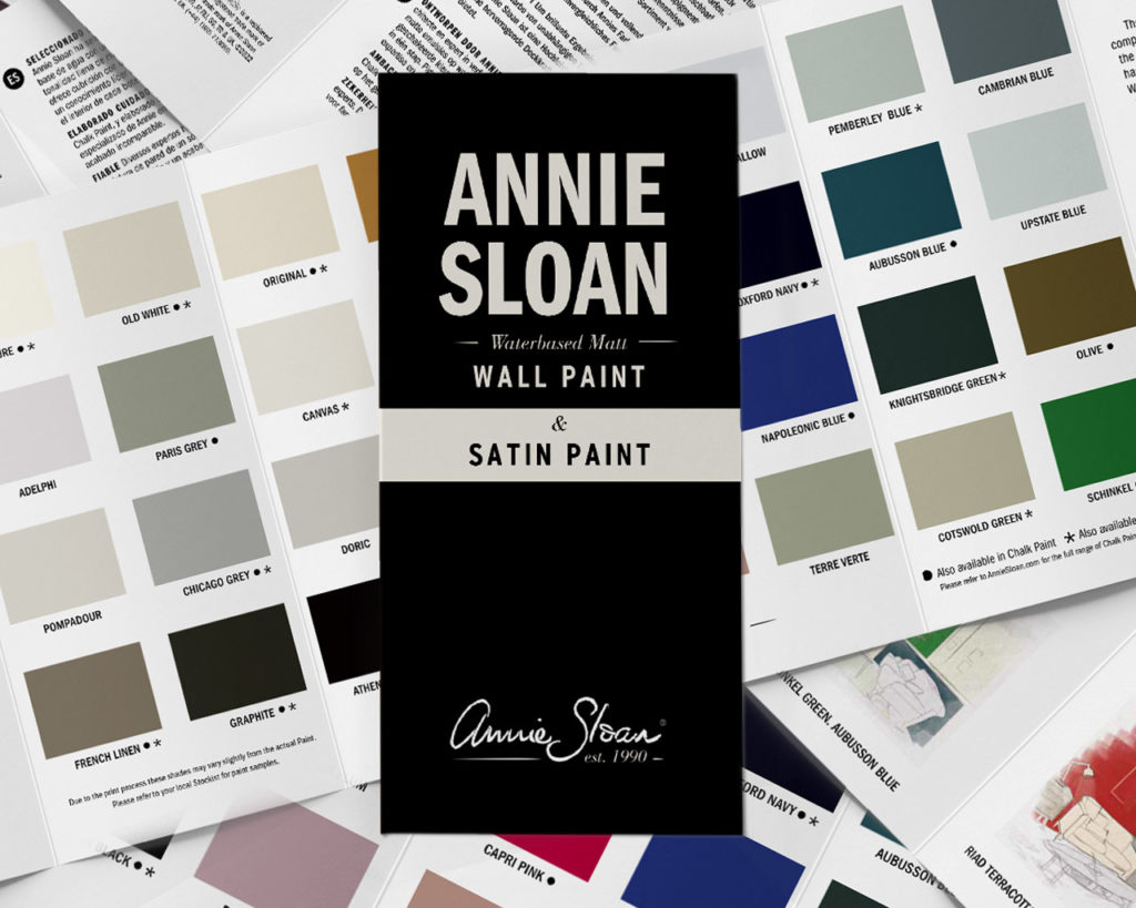 Annie Sloan Wall Paint & Satin Paint Colour Card