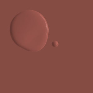 Mokra i sucha próbka kolorystyczna farby Annie Sloan w kolorze Primer Red