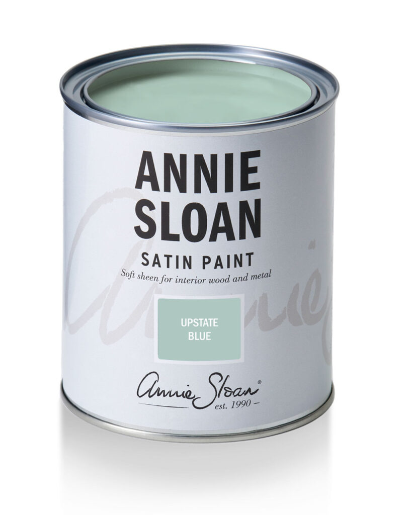 Upstate Blue Satin Paint Tin Image