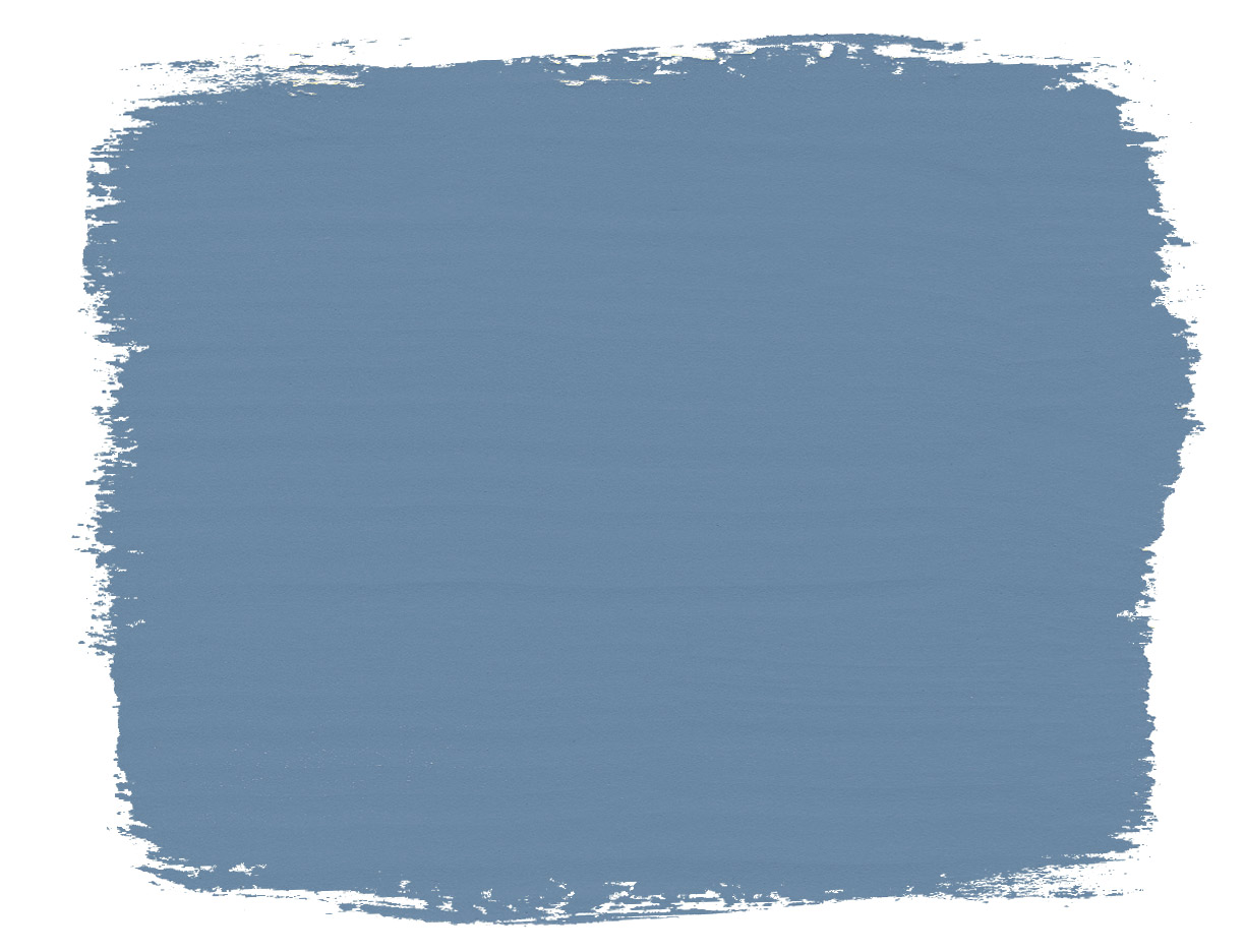 Example swatch of Annie Sloan's Greek Blue paint