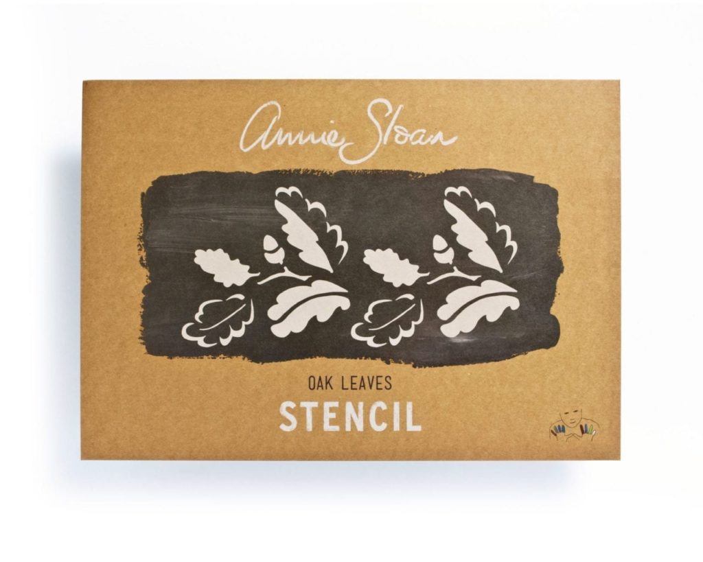 Annie Sloan Stencil Oak Leaves