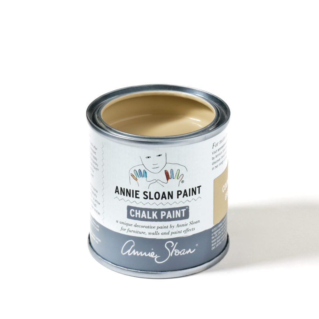 120ml tin of Country Grey Chalk Paint® furniture paint by Annie Sloan, a rustic putty cream beige