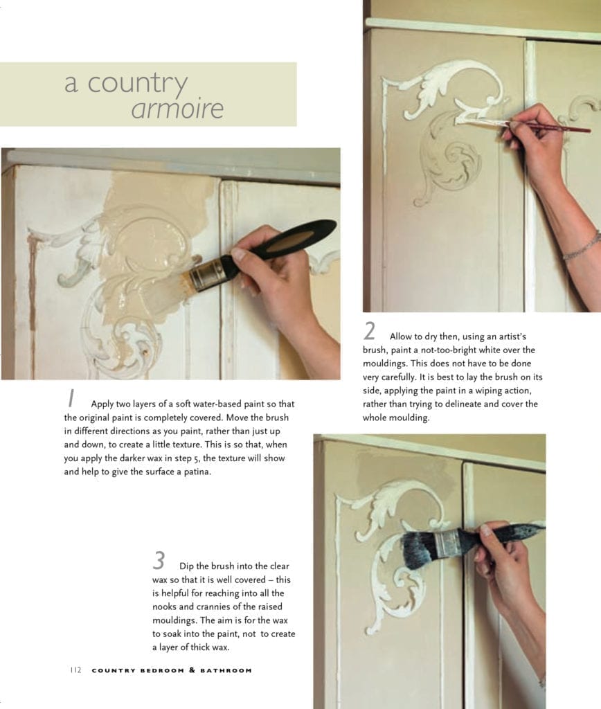 Creating the French Look by Annie Sloan book published by Cico Country Armoire page 112