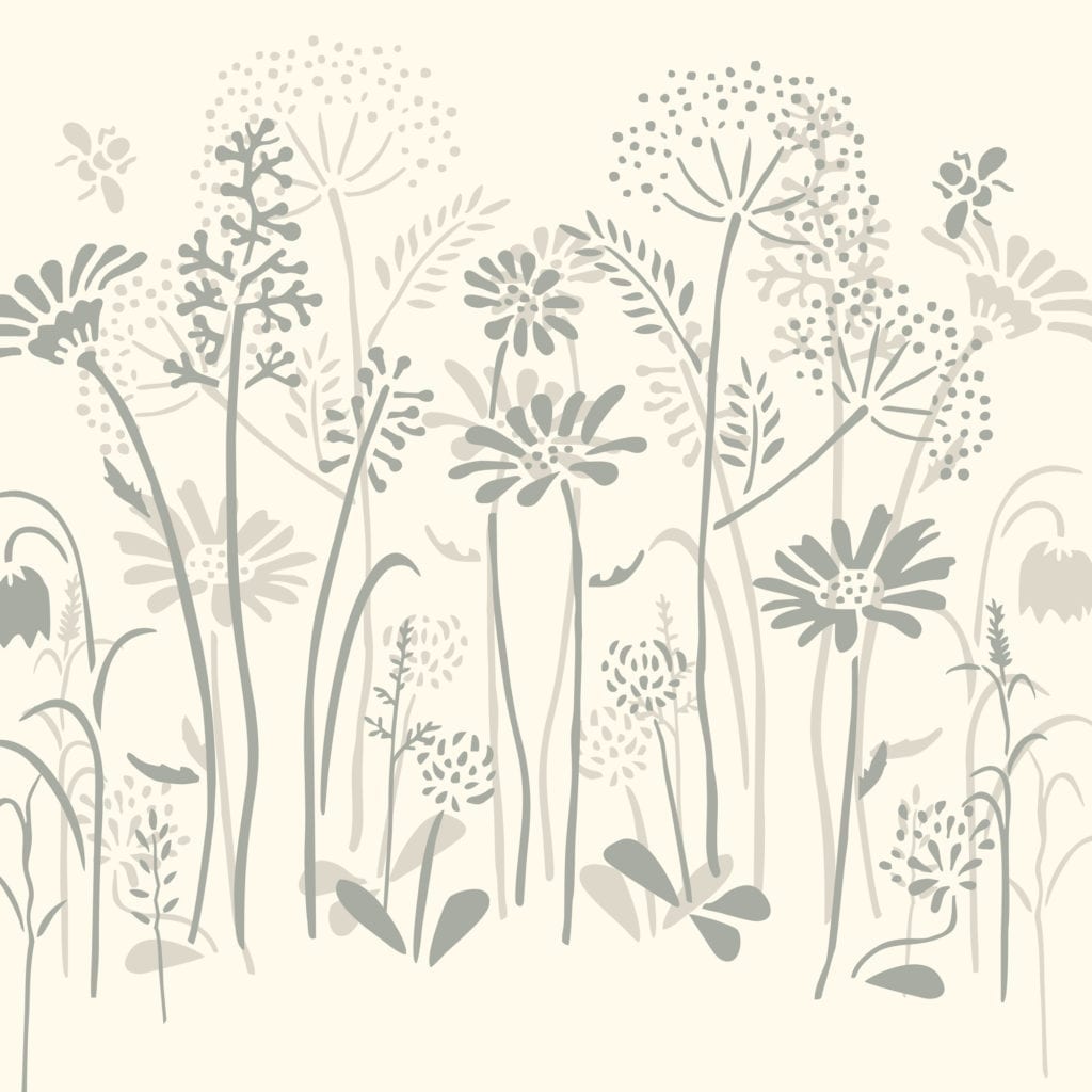 Meadow Flowers Stencil