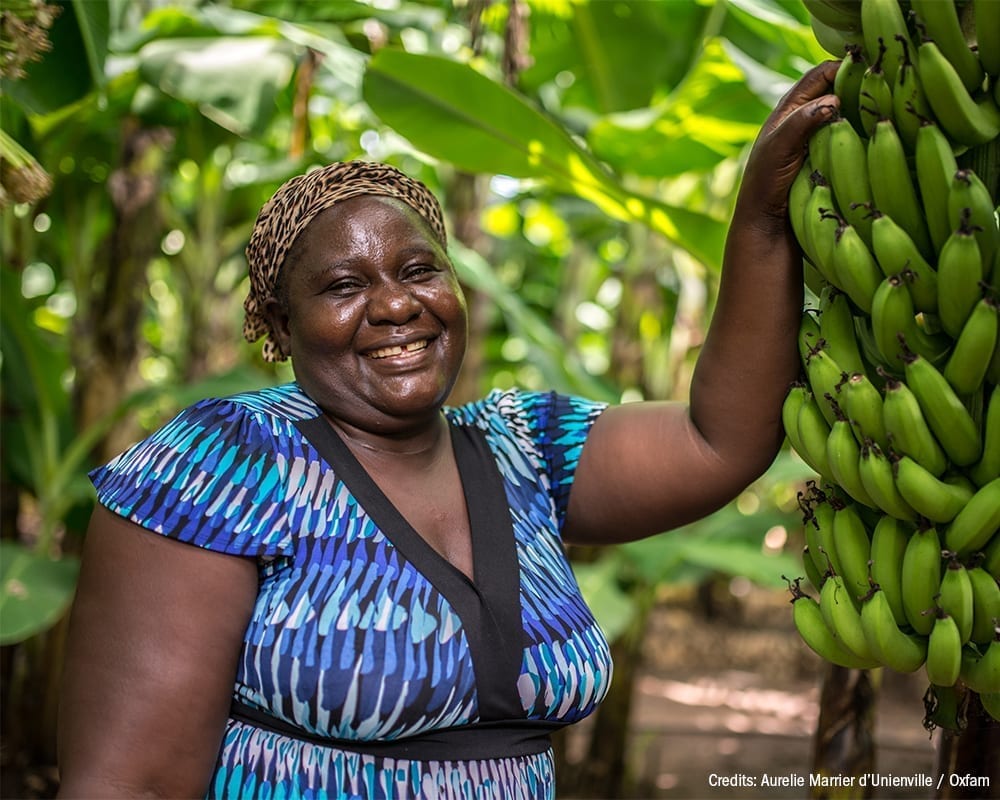 Meet Godfrieda from Zambia who has been helped by the Annie Sloan and Oxfam collaboration