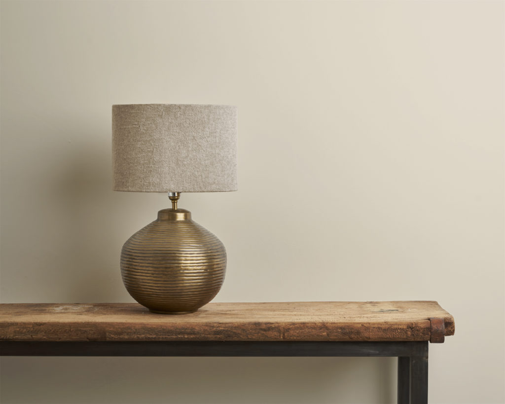 Annie Sloan Wall Paint Original with Brass Lamp