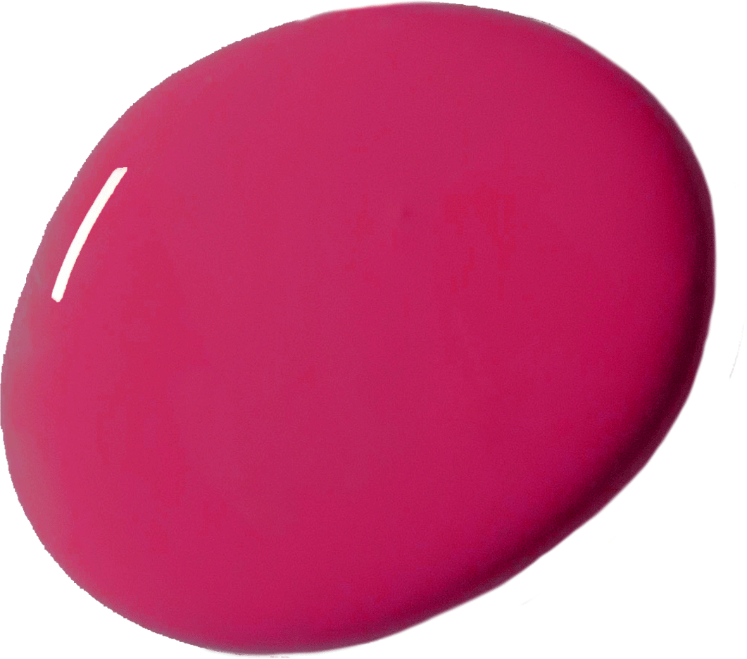 Annie Sloan's Capri Pink wall paint blob swatch