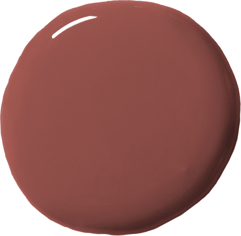 Annie Sloan's Primer Red wall paint blob swatch