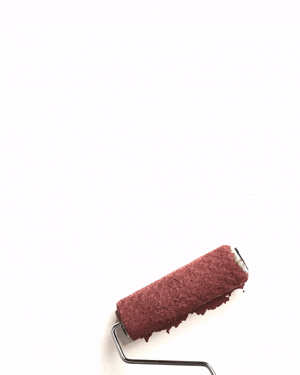 Primer Red Wall Paint Roller Application Gif
