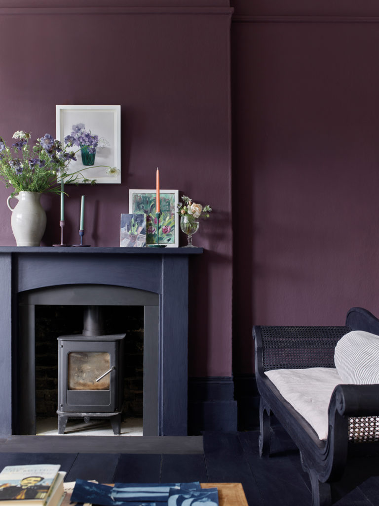 Purple Wall Paint, Tyrian Plum