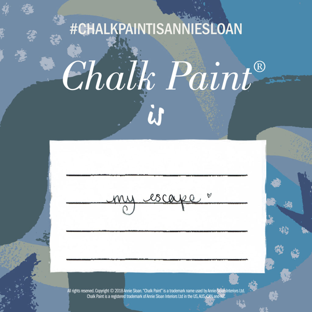 Annie Sloan Chalk Paint is My Escape Graphic